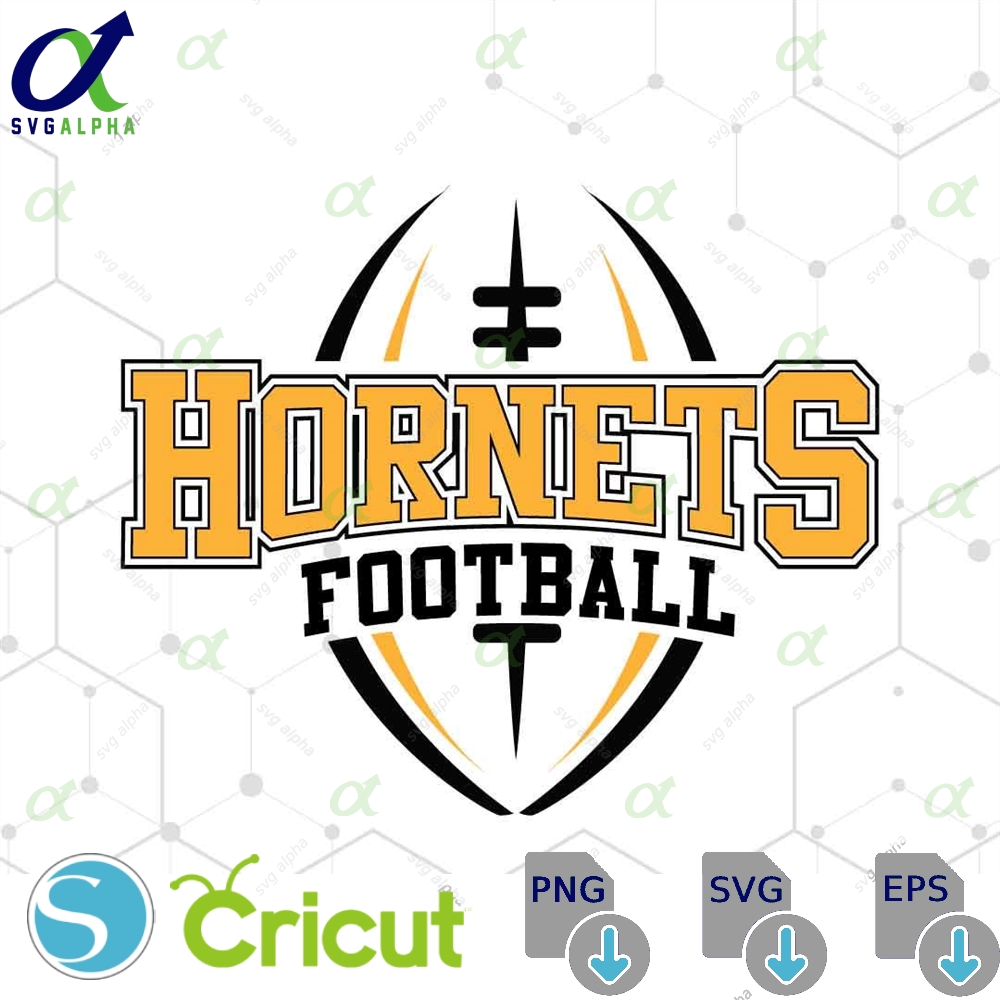Hornets Mascot Svg Png Hornets Football Svg Varsity Hornets Shirt School Spirit Mascot Svg Football Cheer Sublimation Football Mom